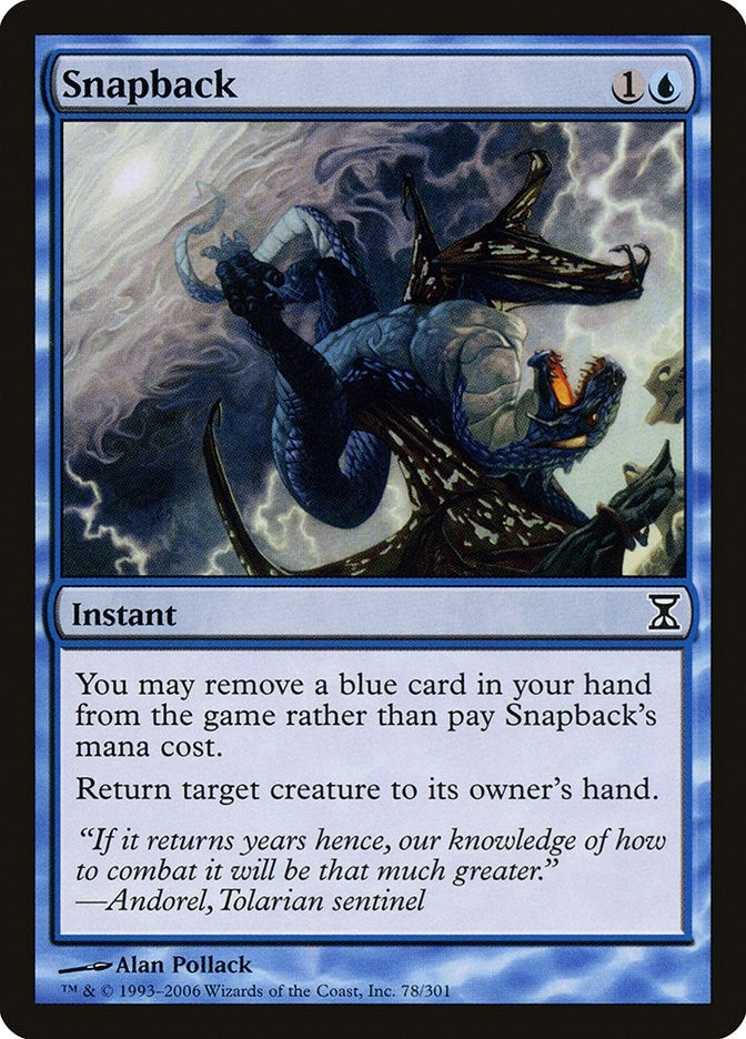 Image for Snapback (78) [Time Spiral] - Magic: The Gathering