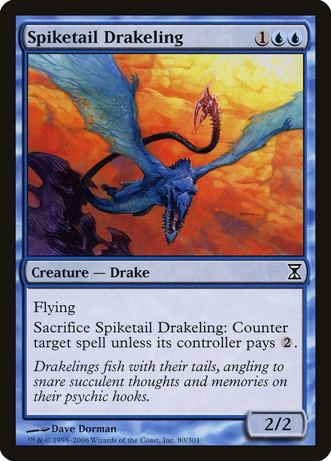 Image for Spiketail Drakeling (80) [Time Spiral] - Magic: The Gathering