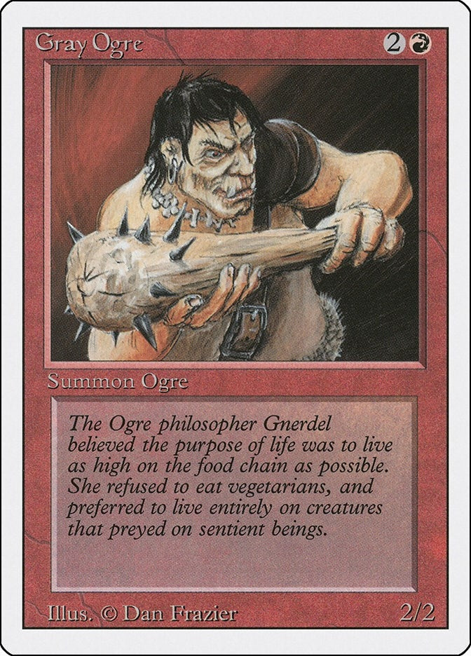 Image for Gray Ogre [Revised Edition] - Magic: The Gathering