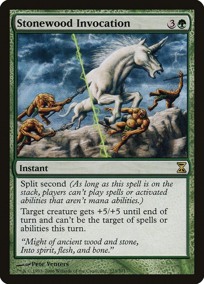 Image for Stonewood Invocation (223) [Time Spiral] - Magic: The Gathering