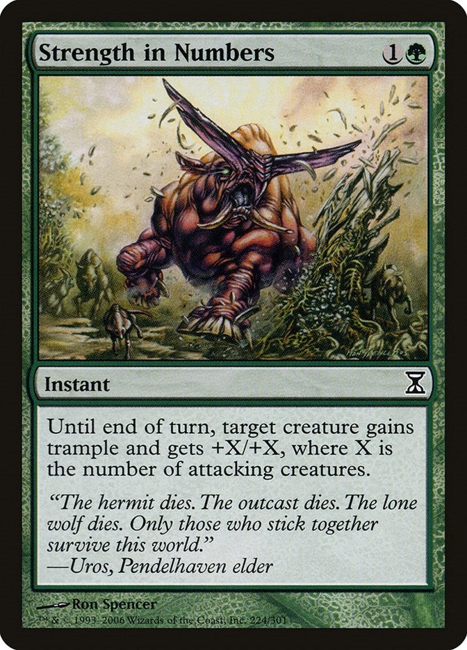 Image for Strength in Numbers (224) [Time Spiral] - Magic: The Gathering