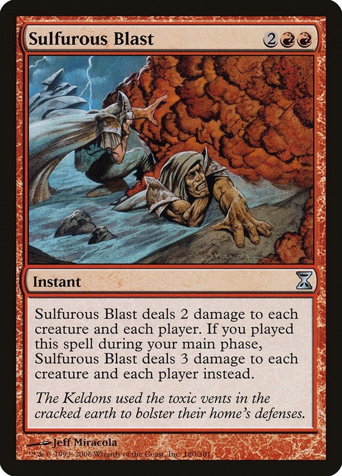 Image for Sulfurous Blast (180) [Time Spiral] - Magic: The Gathering
