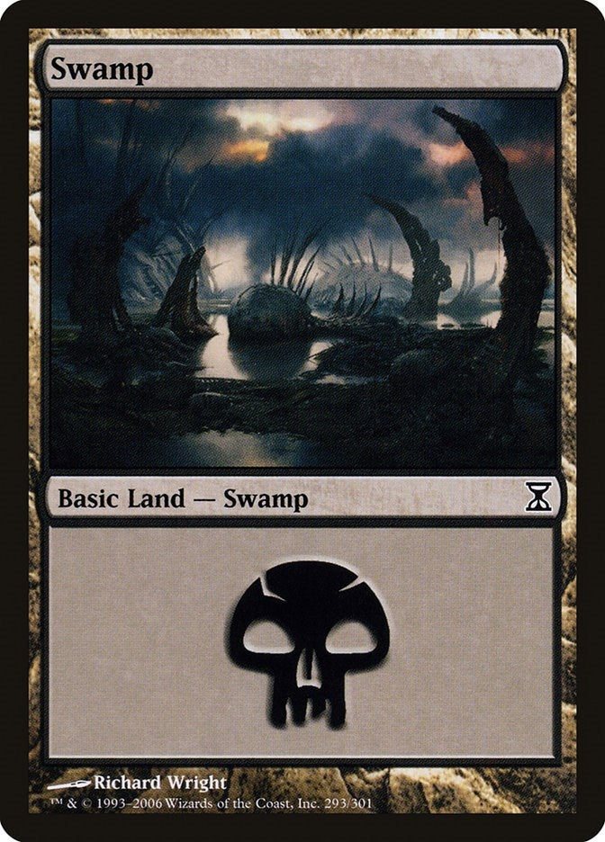 Image for Swamp (293) (293) [Time Spiral] - Magic: The Gathering