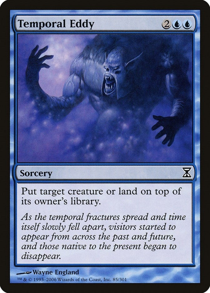 Image for Temporal Eddy (85) [Time Spiral] - Magic: The Gathering