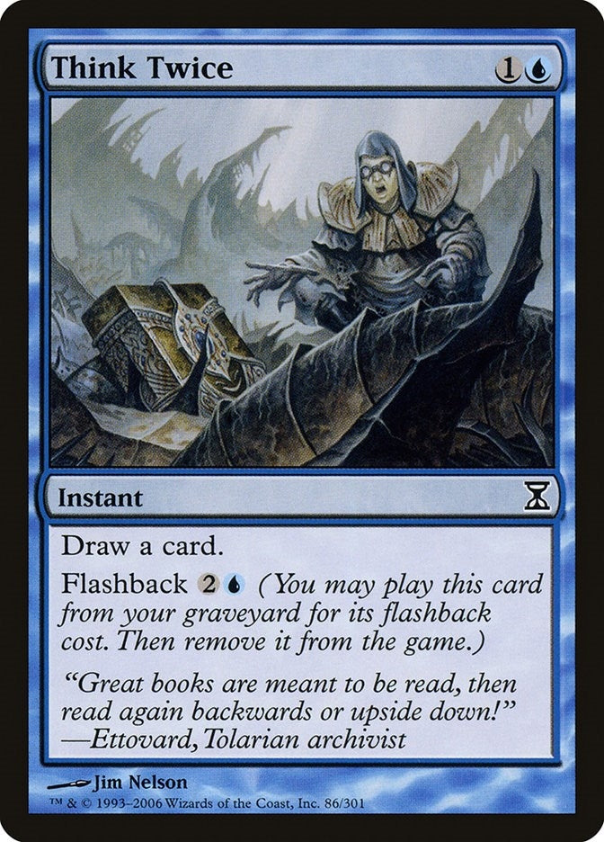 Image for Think Twice (86) [Time Spiral] - Magic: The Gathering