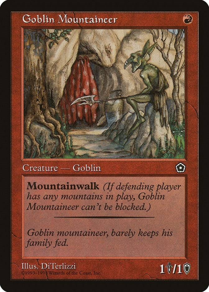 Image for Goblin Mountaineer [Portal Second Age] - Magic: The Gathering