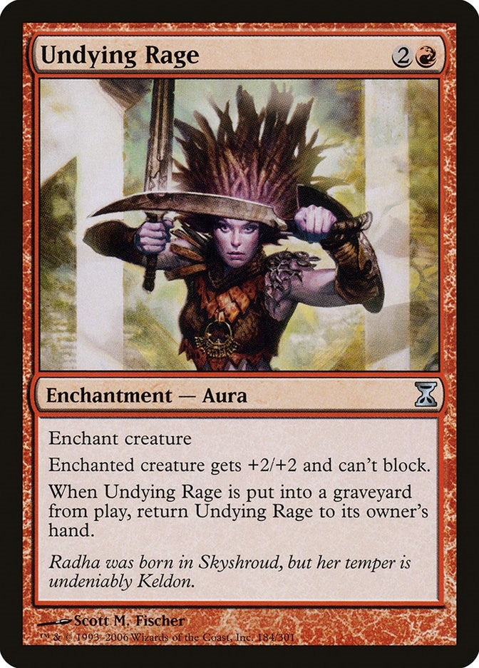 Image for Undying Rage (184) [Time Spiral] - Magic: The Gathering