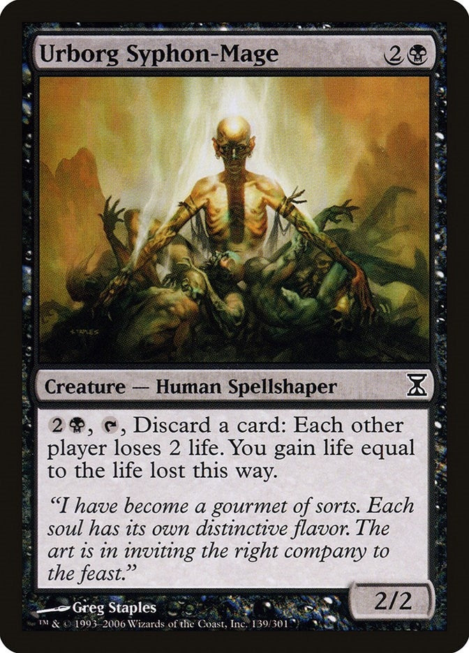 Image for Urborg Syphon-Mage (139) [Time Spiral] - Magic: The Gathering