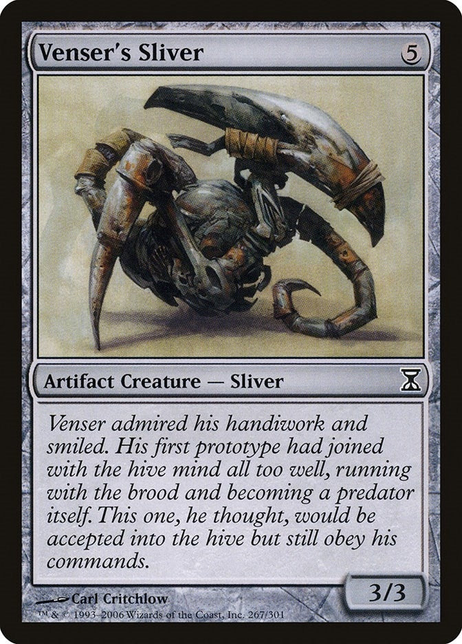 Image for Venser's Sliver (267) [Time Spiral] - Magic: The Gathering