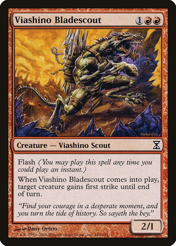 Image for Viashino Bladescout (185) [Time Spiral] - Magic: The Gathering