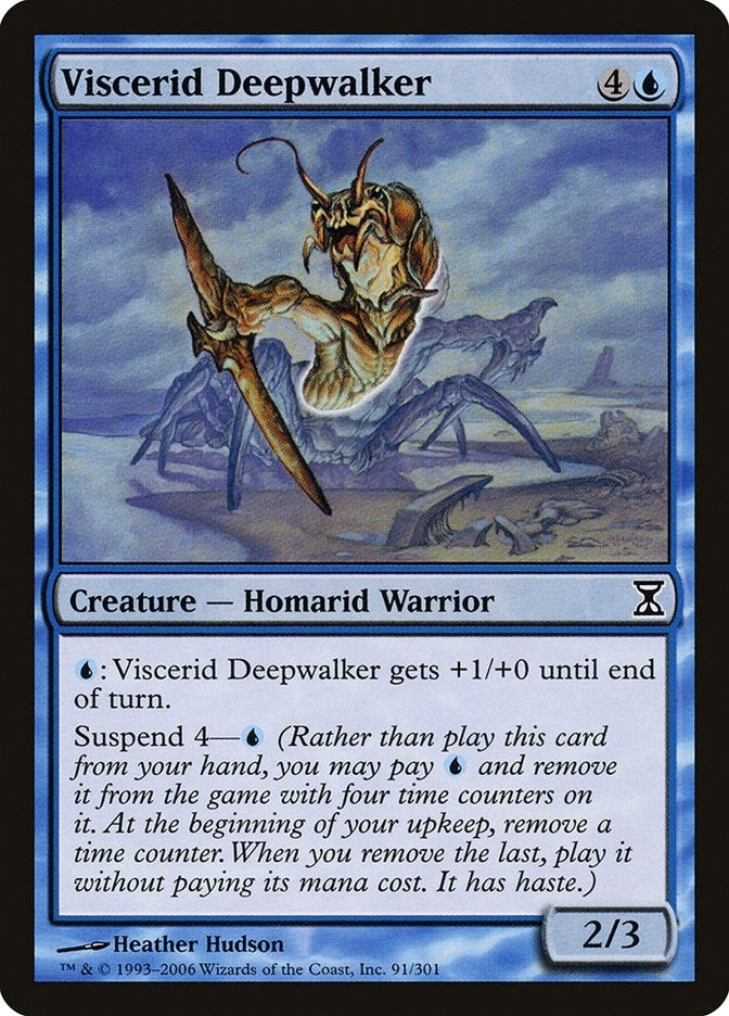 Image for Viscerid Deepwalker (91) [Time Spiral] - Magic: The Gathering