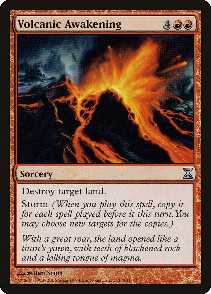 Image for Volcanic Awakening (186) [Time Spiral] - Magic: The Gathering