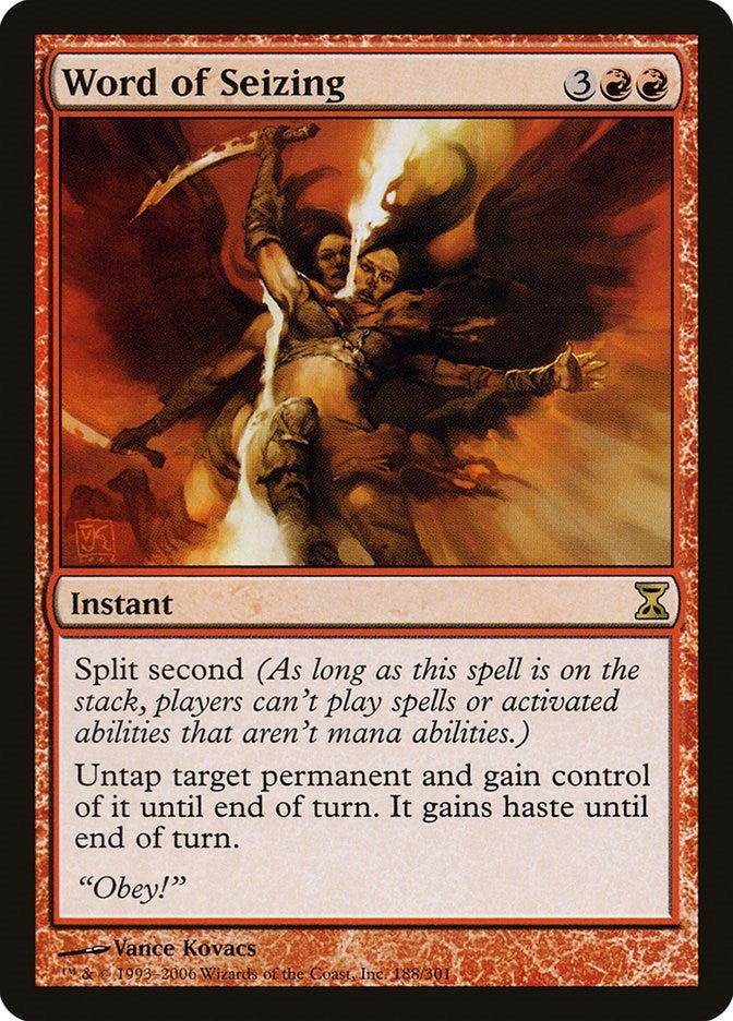 Image for Word of Seizing (188) [Time Spiral] - Magic: The Gathering