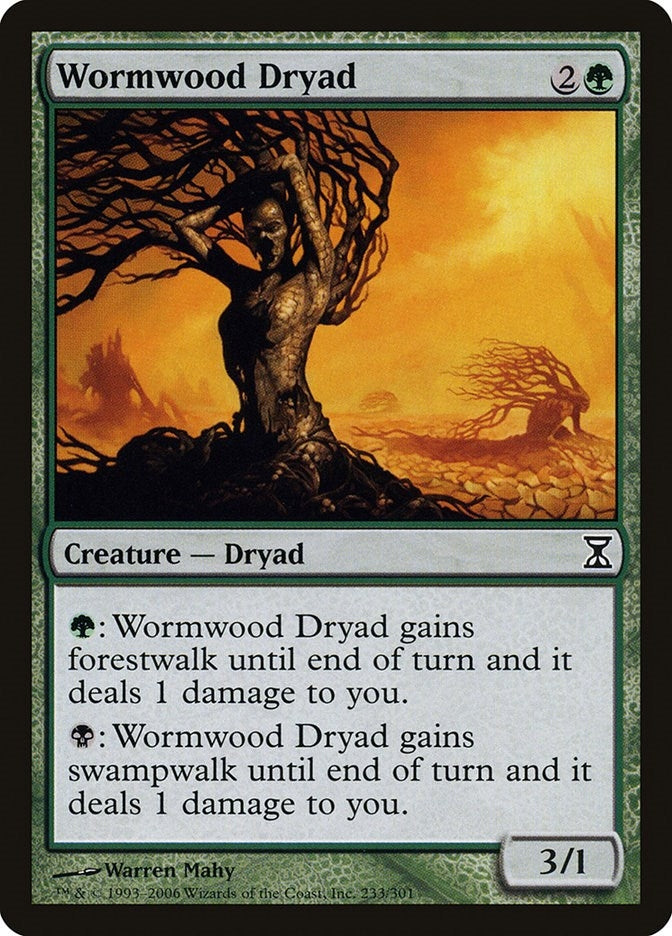 Image for Wormwood Dryad (233) [Time Spiral] - Magic: The Gathering