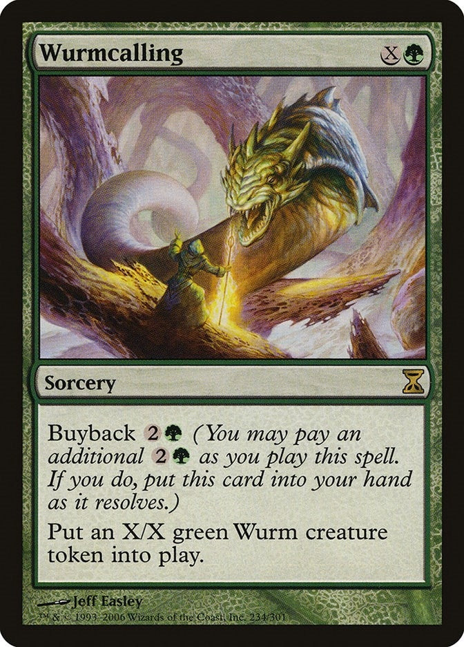 Image for Wurmcalling (234) [Time Spiral] - Magic: The Gathering