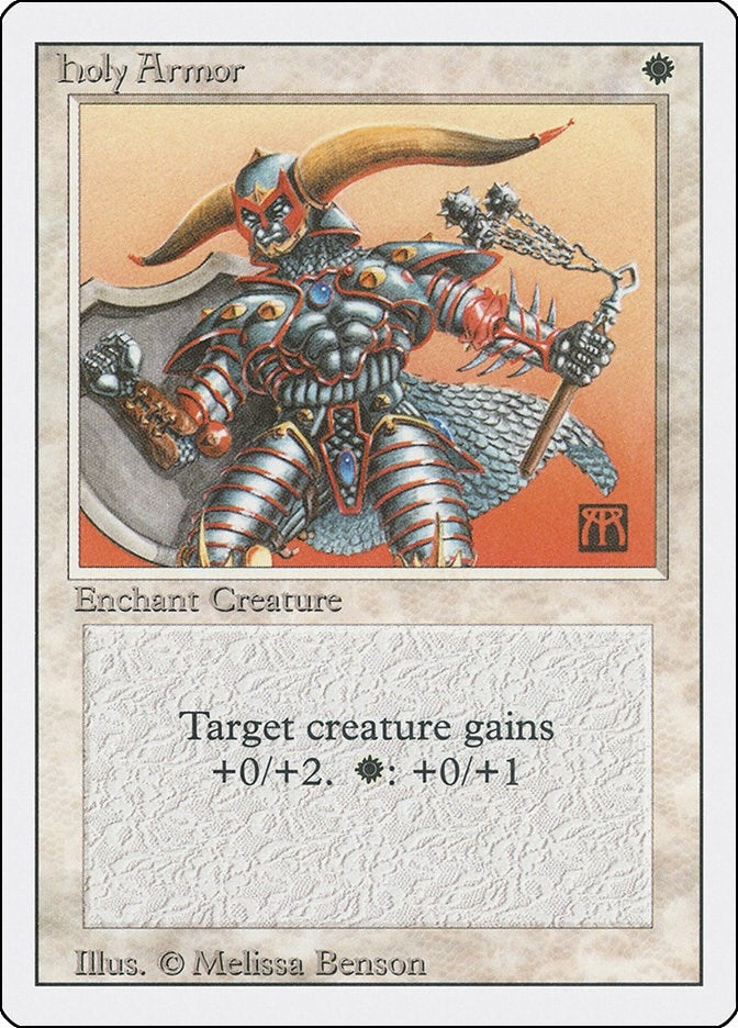 Image for Holy Armor [Revised Edition] - Magic: The Gathering