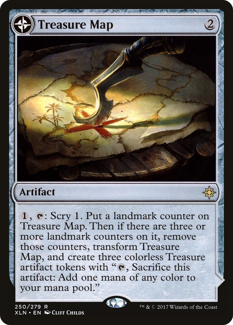 Image for Treasure Map (250) [Ixalan] - Magic: The Gathering