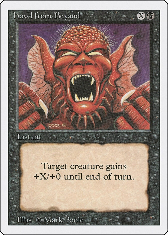 Image for Howl from Beyond [Revised Edition] - Magic: The Gathering