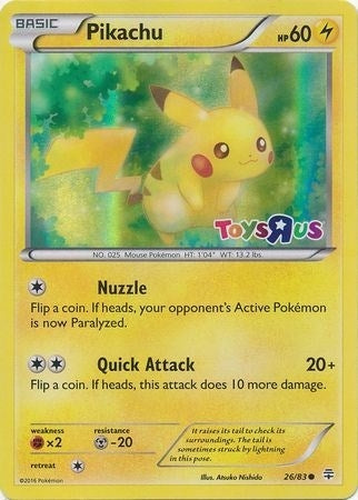 Image for Pikachu - 26/83 (Toys R Us) (026/083) [Miscellaneous Cards & Products] - Pokemon