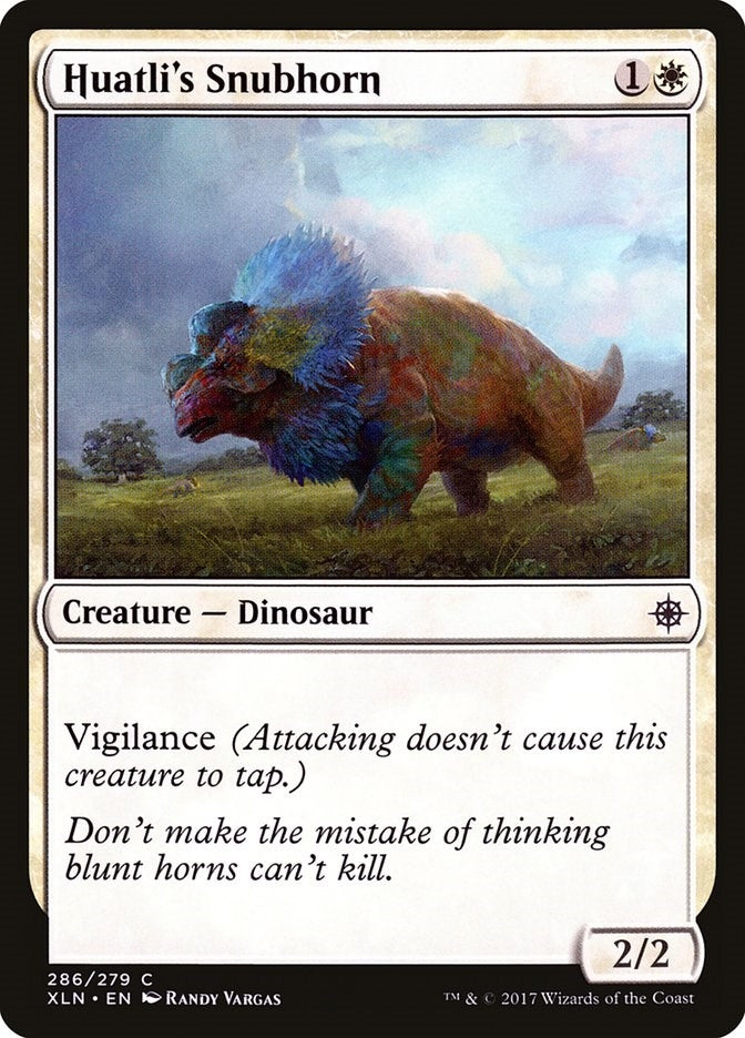 Image for Huatli's Snubhorn (286) [Ixalan] - Magic: The Gathering