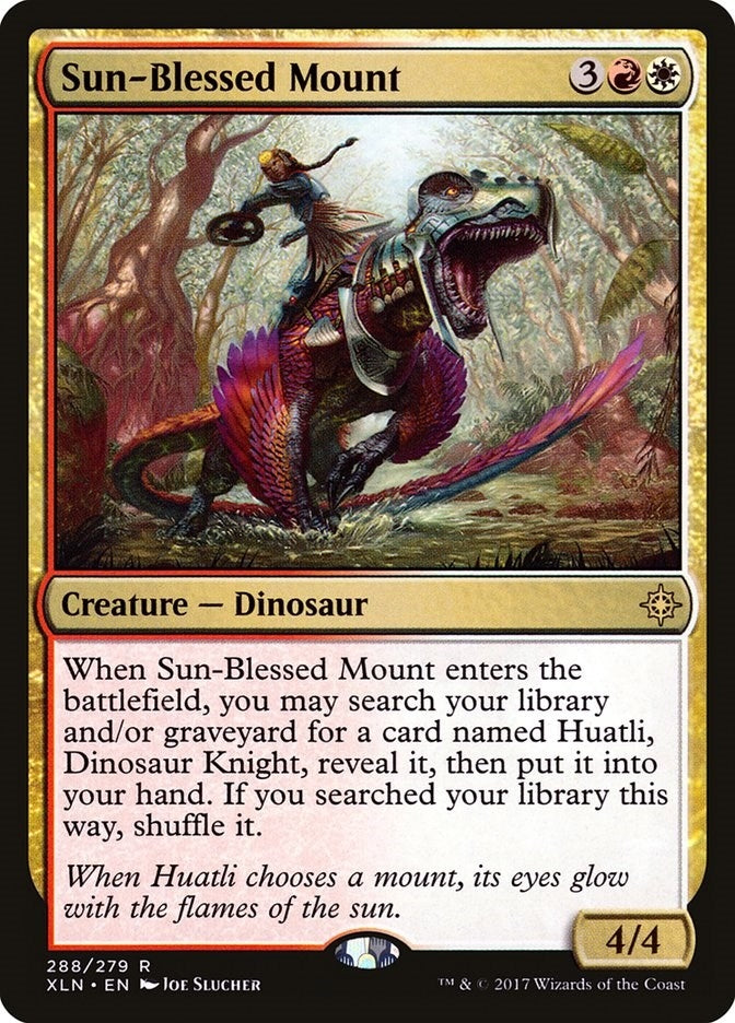 Image for Sun-Blessed Mount (288) [Ixalan] - Magic: The Gathering