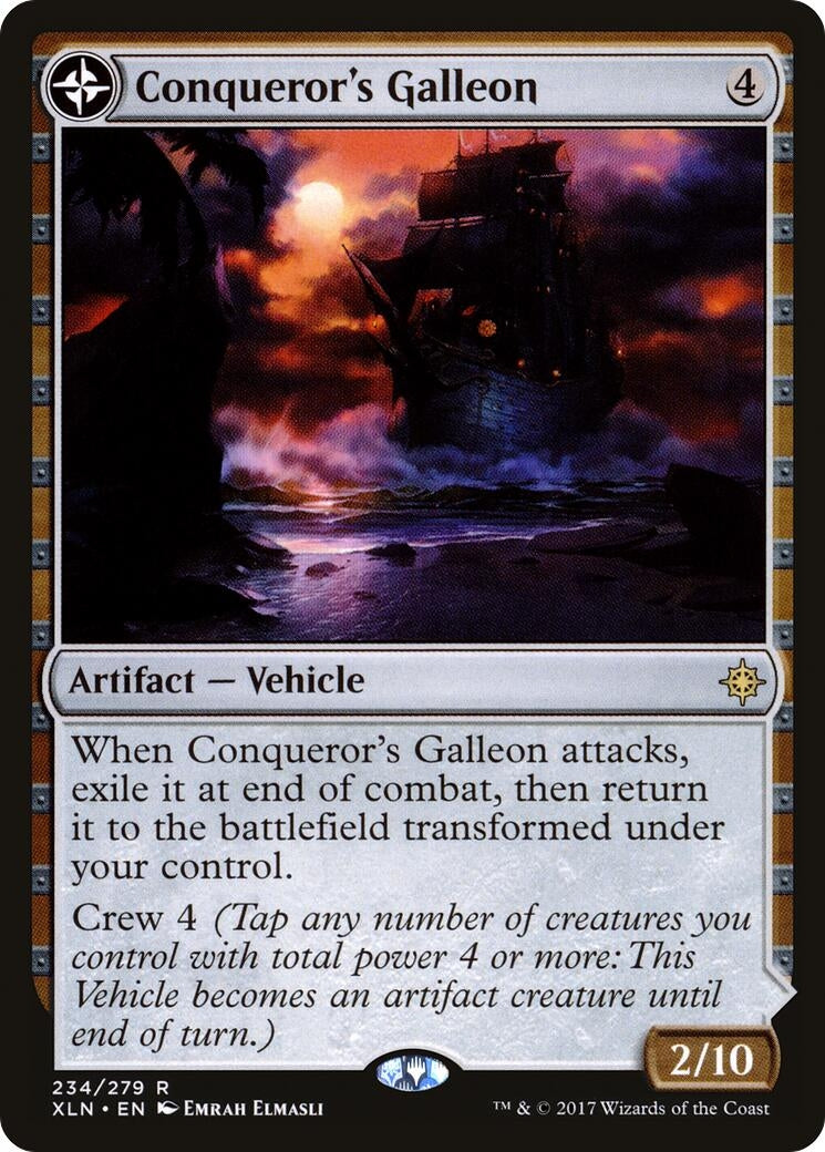 Image for Conqueror's Galleon (234) [Ixalan] - Magic: The Gathering