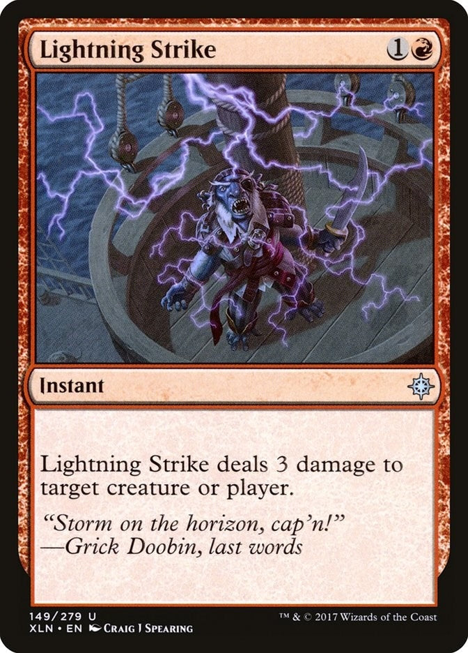 Image for Lightning Strike (149) [Ixalan] - Magic: The Gathering