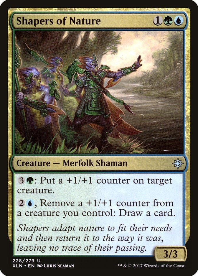 Image for Shapers of Nature (228) [Ixalan] - Magic: The Gathering