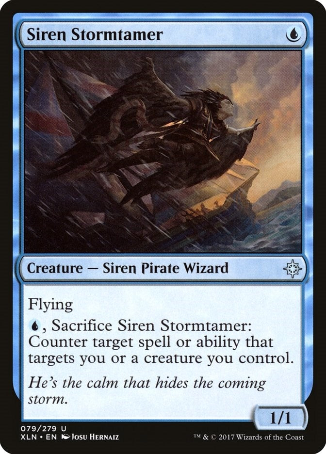 Image for Siren Stormtamer (79) [Ixalan] - Magic: The Gathering