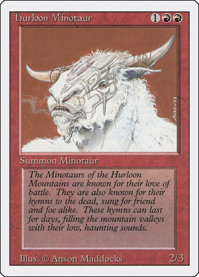 Image for Hurloon Minotaur [Revised Edition] - Magic: The Gathering