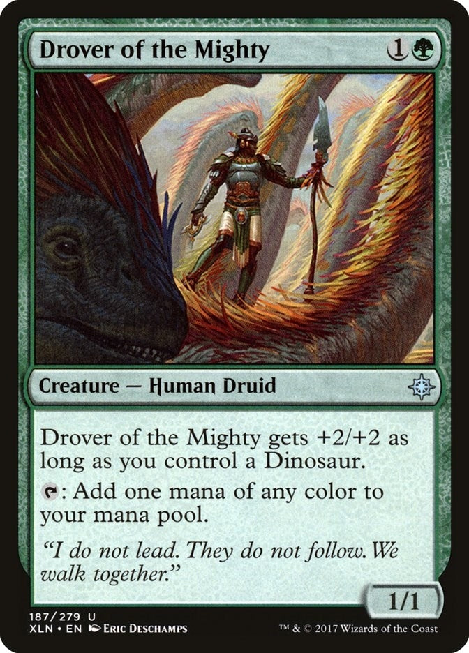 Image for Drover of the Mighty (187) [Ixalan] - Magic: The Gathering