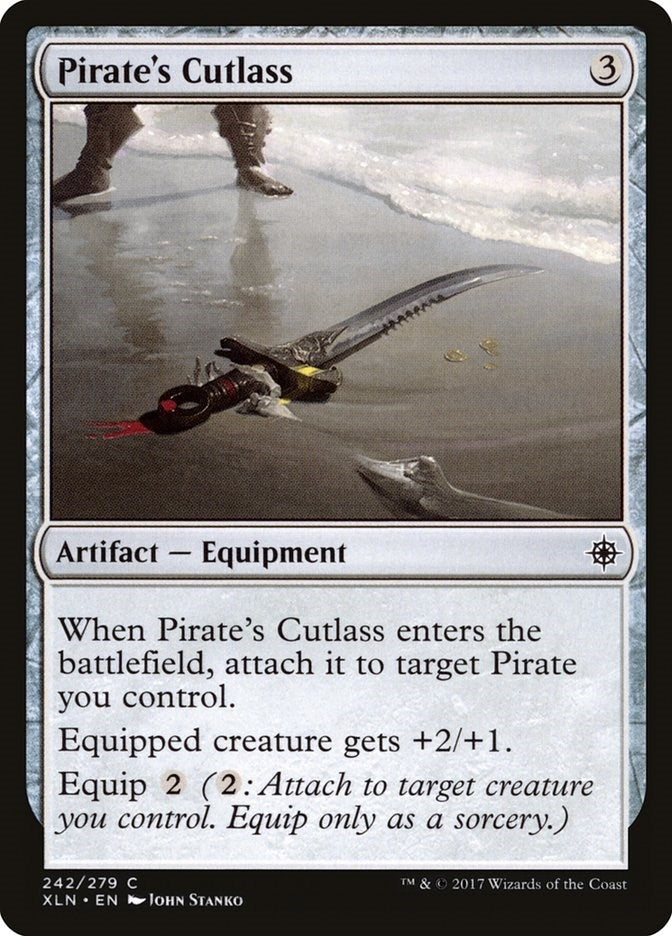 Image for Pirate's Cutlass (242) [Ixalan] - Magic: The Gathering
