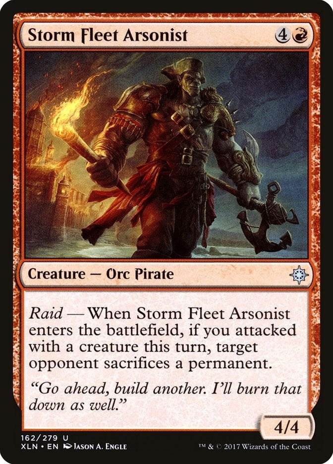 Image for Storm Fleet Arsonist (162) [Ixalan] - Magic: The Gathering