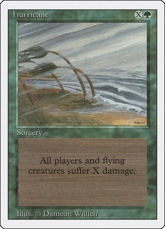 Image for Hurricane [Revised Edition] - Magic: The Gathering