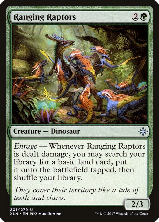 Image for Ranging Raptors (201) [Ixalan] - Magic: The Gathering