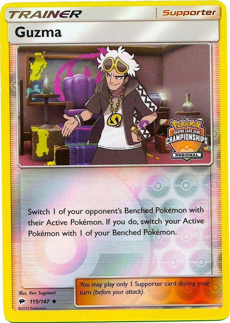 Image for Guzma - 115/147 (Regional Championships) (115/147) [League & Championship Cards] - Pokemon