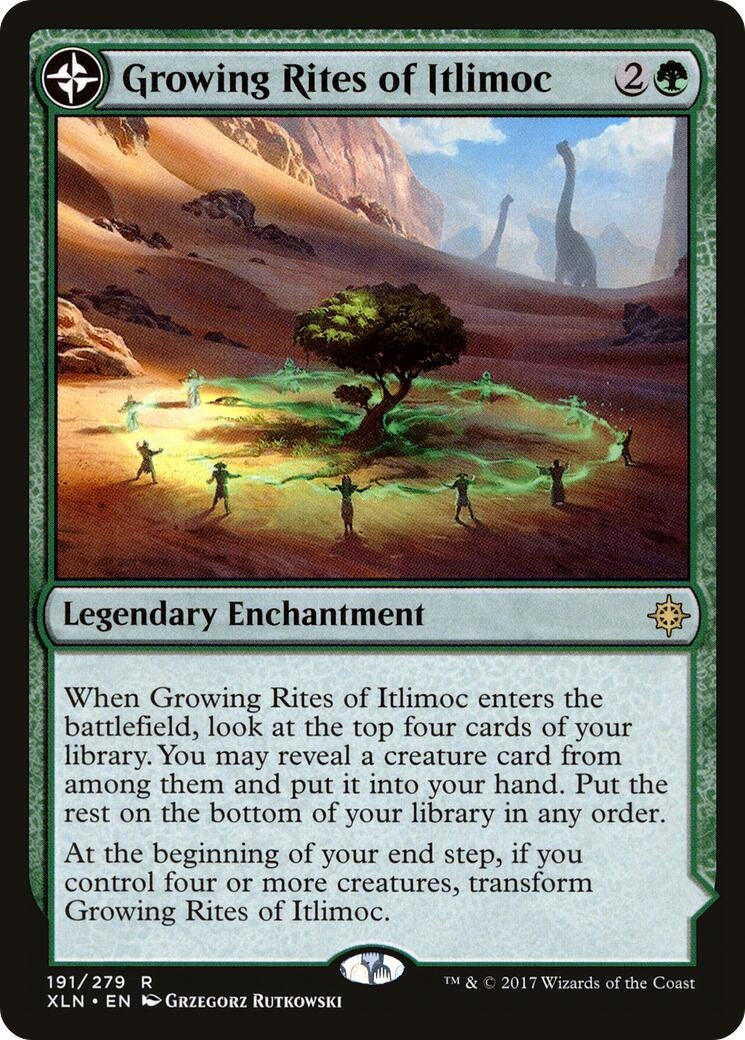 Image for Growing Rites of Itlimoc (191) [Ixalan] - Magic: The Gathering