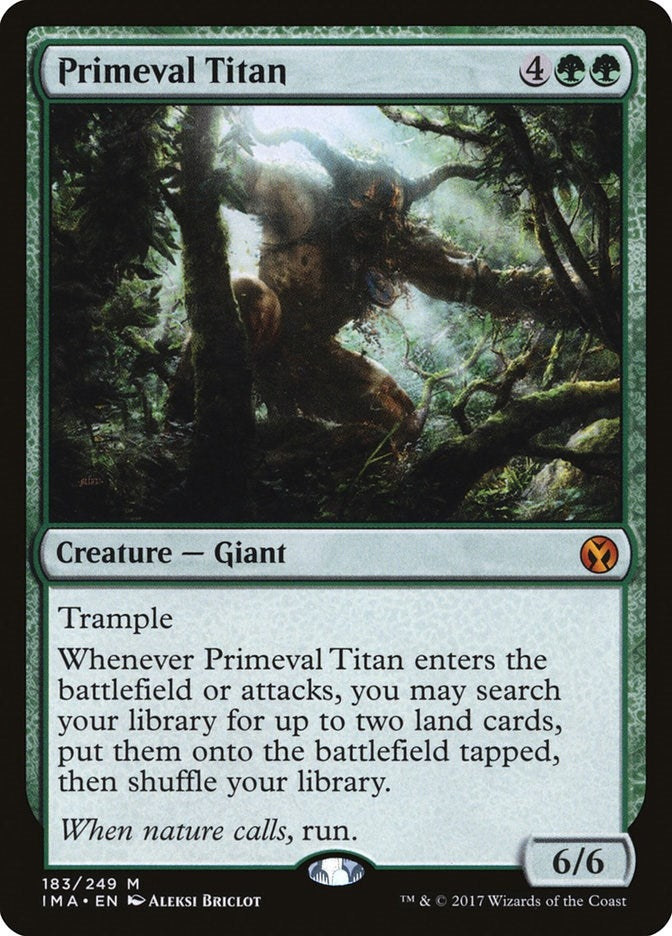 Image for Primeval Titan (183) [Iconic Masters] - Magic: The Gathering