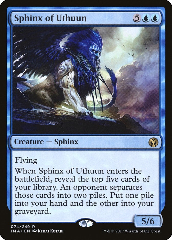 Image for Sphinx of Uthuun (74) [Iconic Masters] - Magic: The Gathering