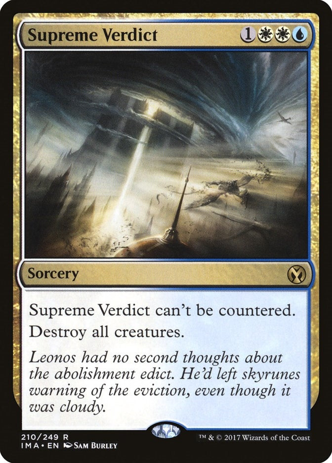 Image for Supreme Verdict (210) [Iconic Masters] - Magic: The Gathering