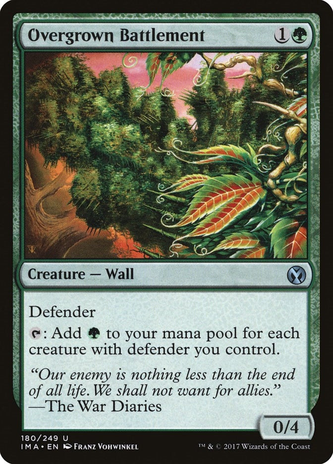 Image for Overgrown Battlement (180) [Iconic Masters] - Magic: The Gathering