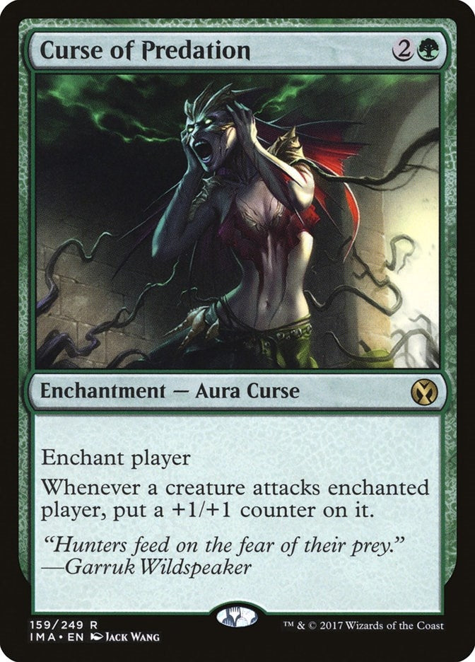 Image for Curse of Predation (159) [Iconic Masters] - Magic: The Gathering