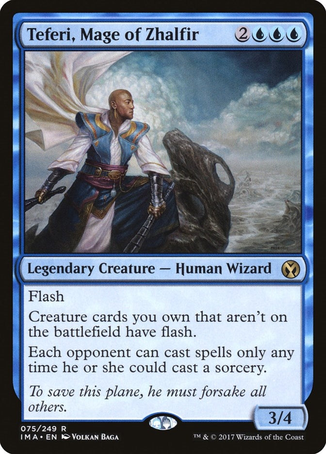 Image for Teferi, Mage of Zhalfir (75) [Iconic Masters] - Magic: The Gathering