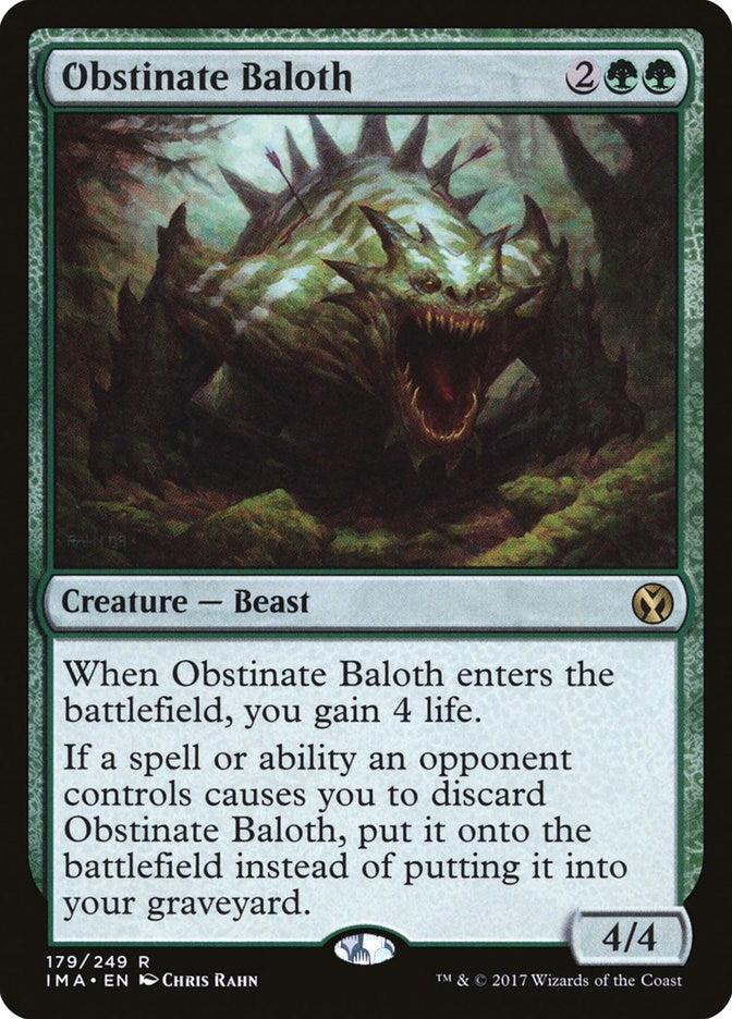 Image for Obstinate Baloth (179) [Iconic Masters] - Magic: The Gathering