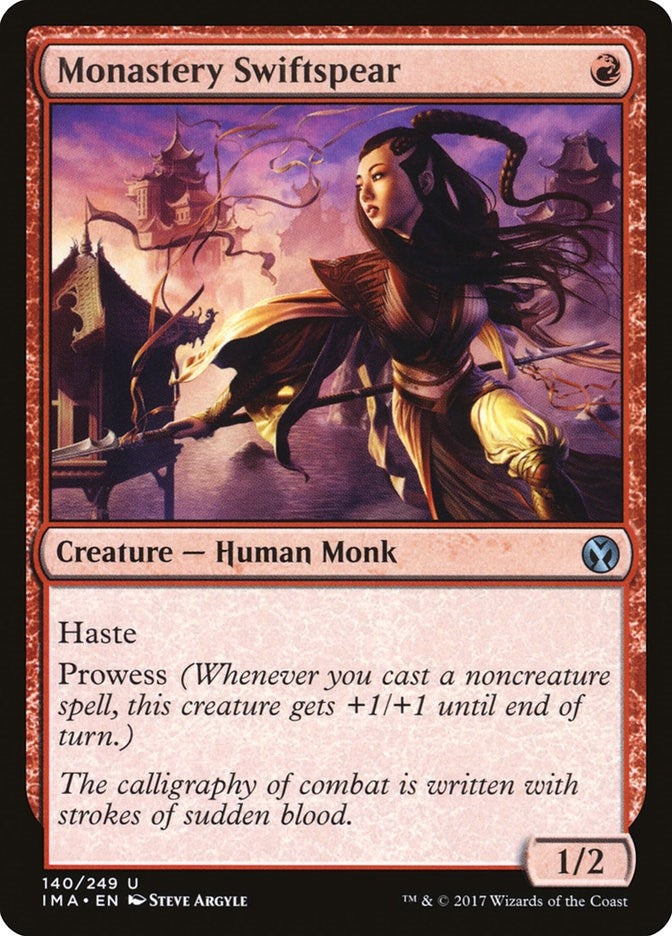 Image for Monastery Swiftspear (140) [Iconic Masters] - Magic: The Gathering
