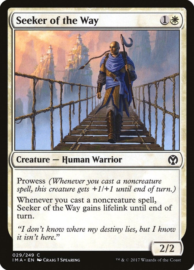 Image for Seeker of the Way (29) [Iconic Masters] - Magic: The Gathering