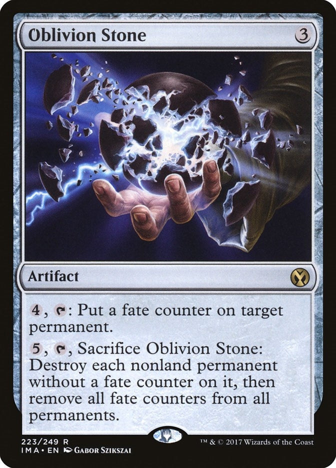 Image for Oblivion Stone (223) [Iconic Masters] - Magic: The Gathering