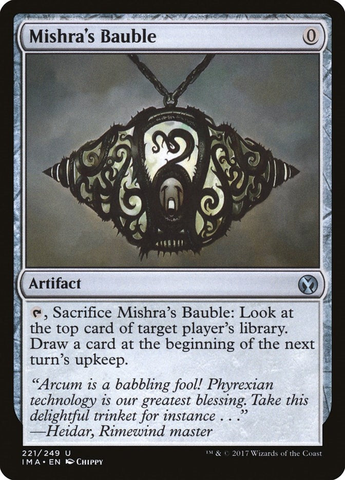 Image for Mishra's Bauble (221) [Iconic Masters] - Magic: The Gathering