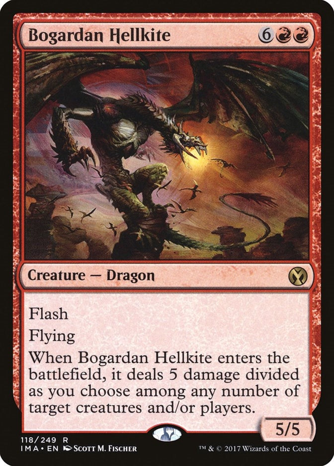 Image for Bogardan Hellkite (118) [Iconic Masters] - Magic: The Gathering