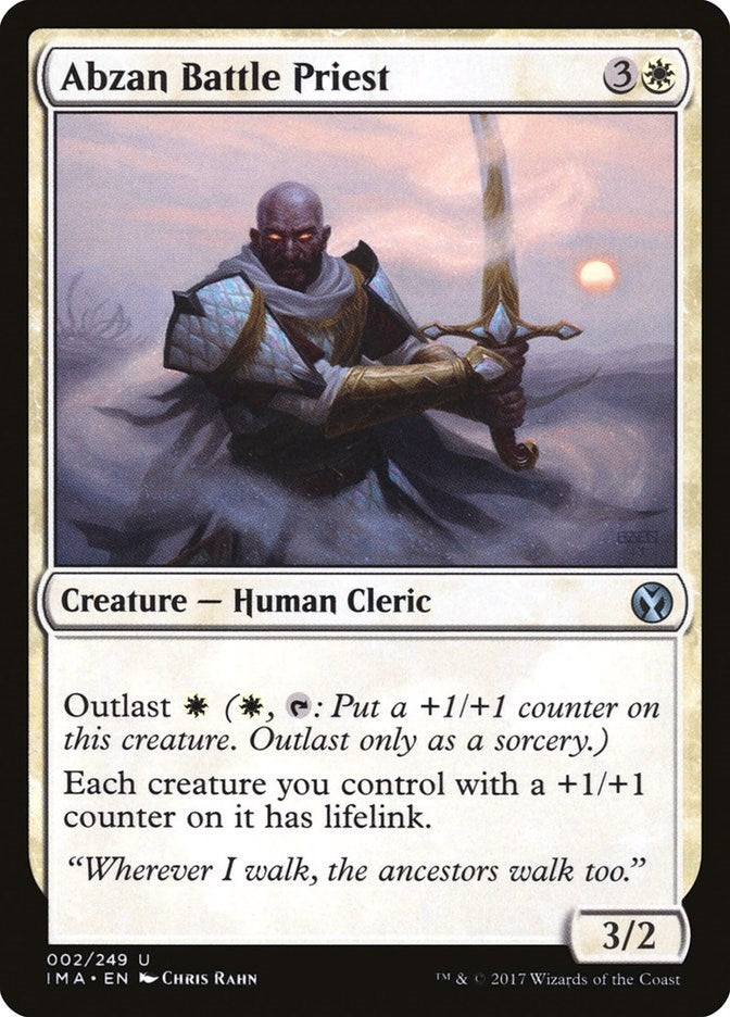 Image for Abzan Battle Priest (2) [Iconic Masters] - Magic: The Gathering